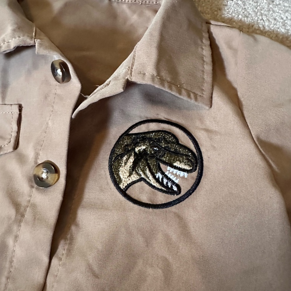 Dinosaur Tan Shirt & Shorts Set